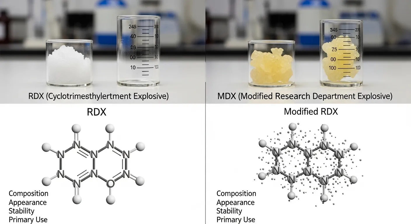 Difference Between MDX and RDX