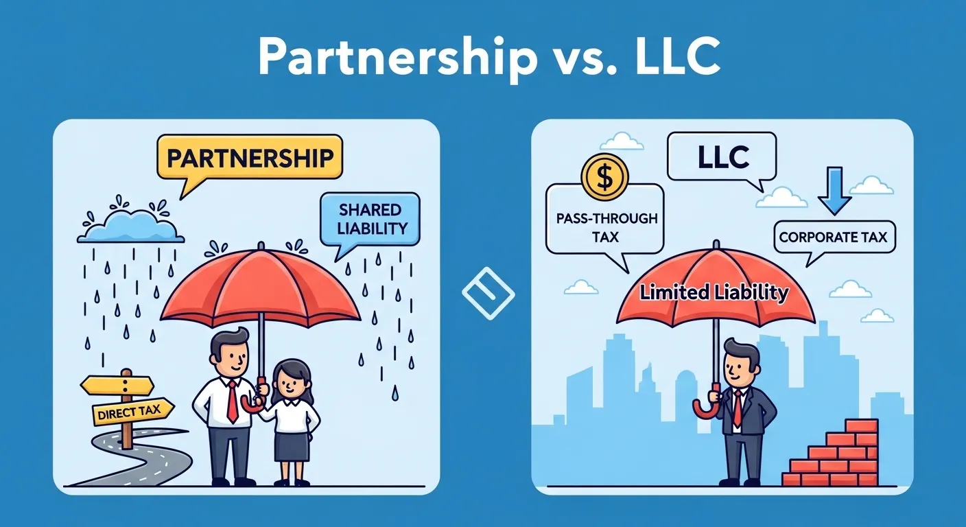 Difference Between Partnership and LLC