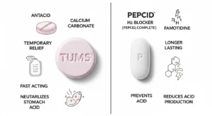 Difference Between Tums and Pepcid