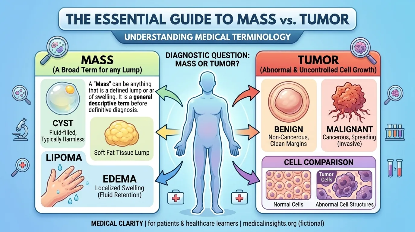 Difference Between Mass and Tumor