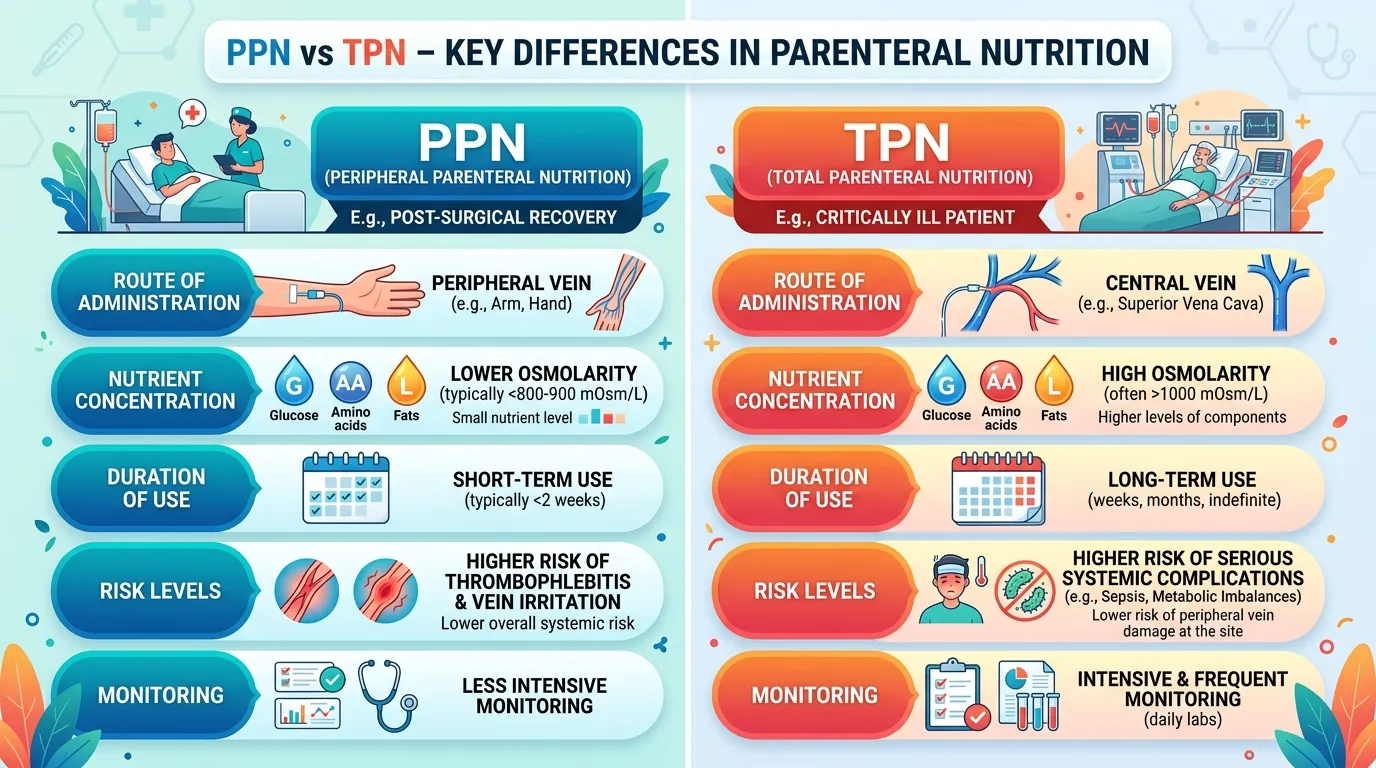 Difference Between PPN and TPN