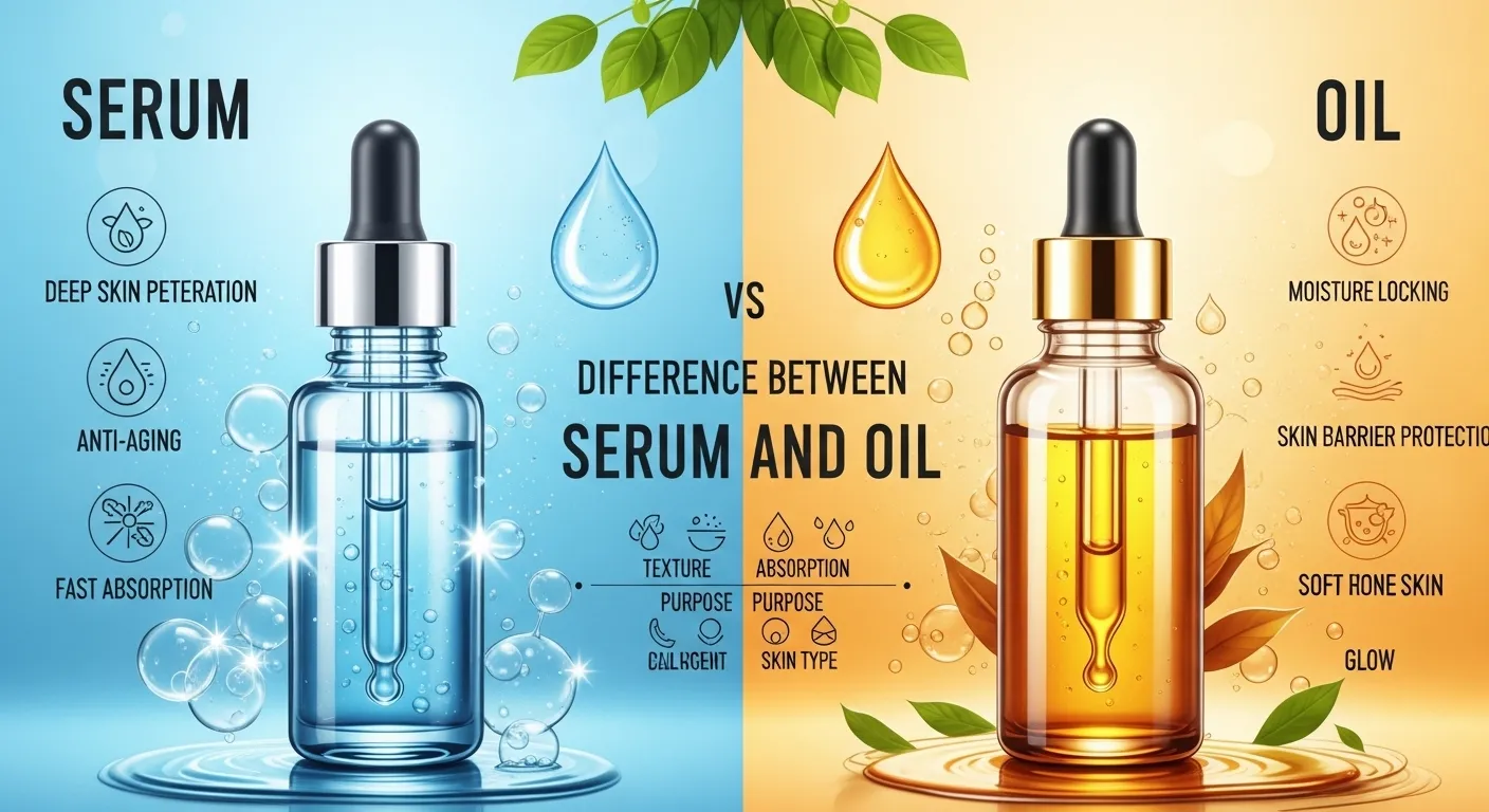 Difference Between Serum and Oil