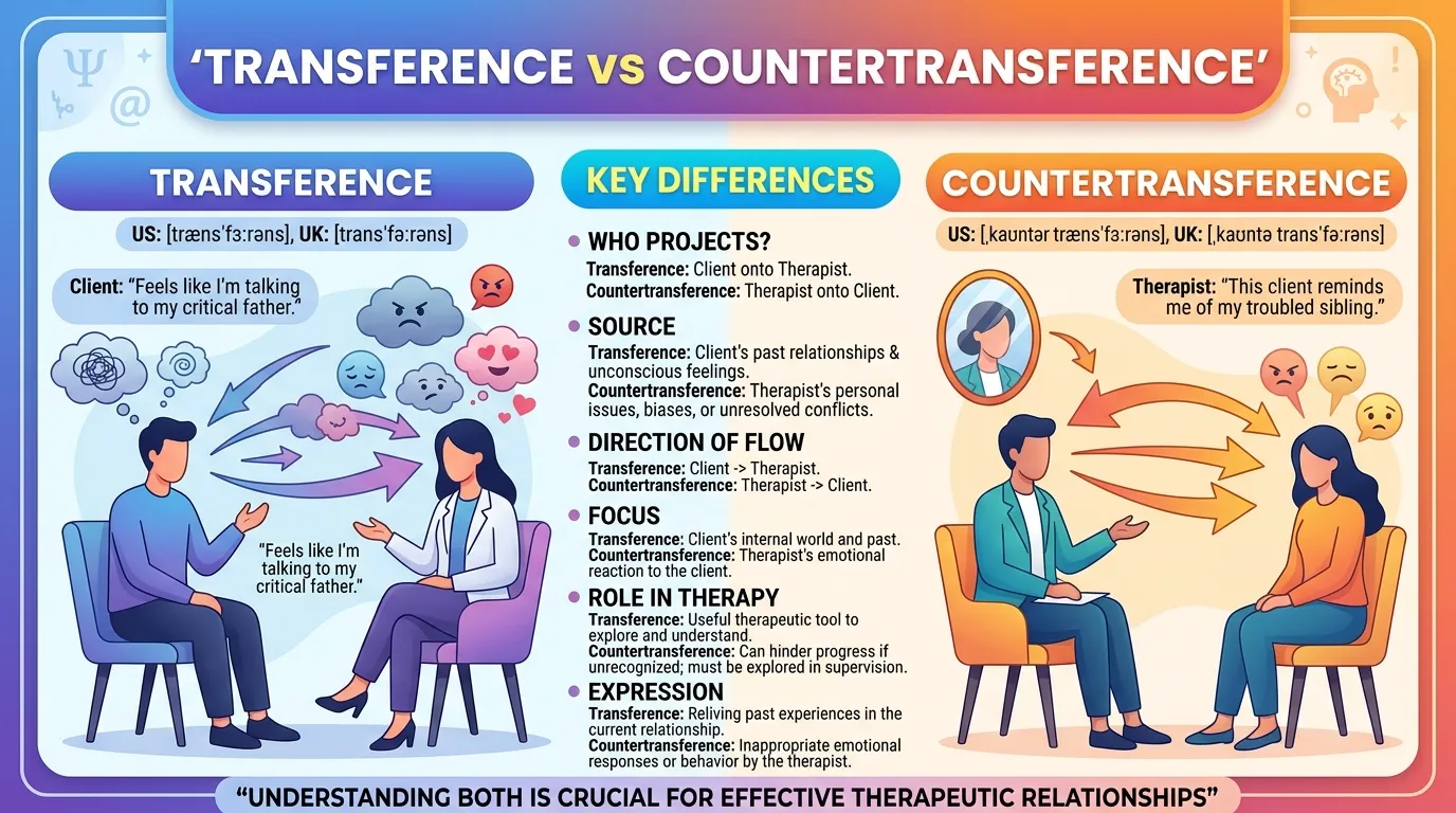 Transference vs Countertransference