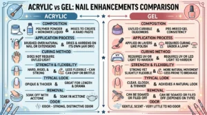 Acrylic vs Gel Nails