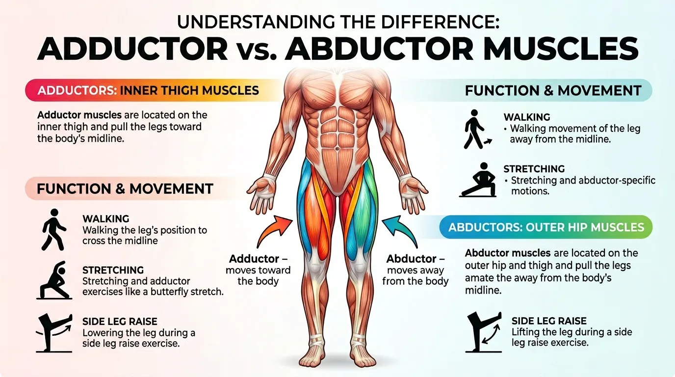 Adductor vs Abductor