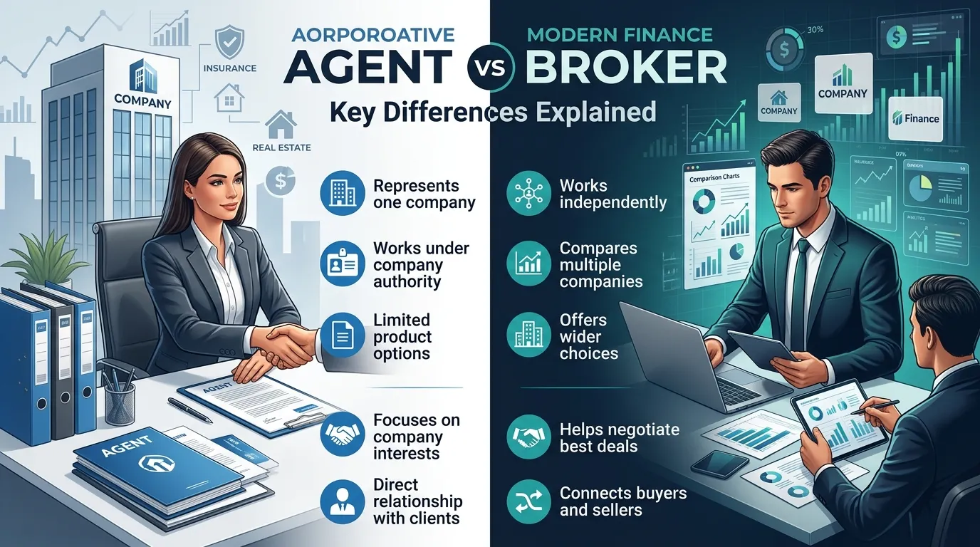 Difference Between Agent and Broker