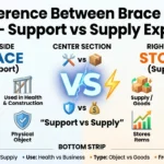 Difference Between Brace and Stock