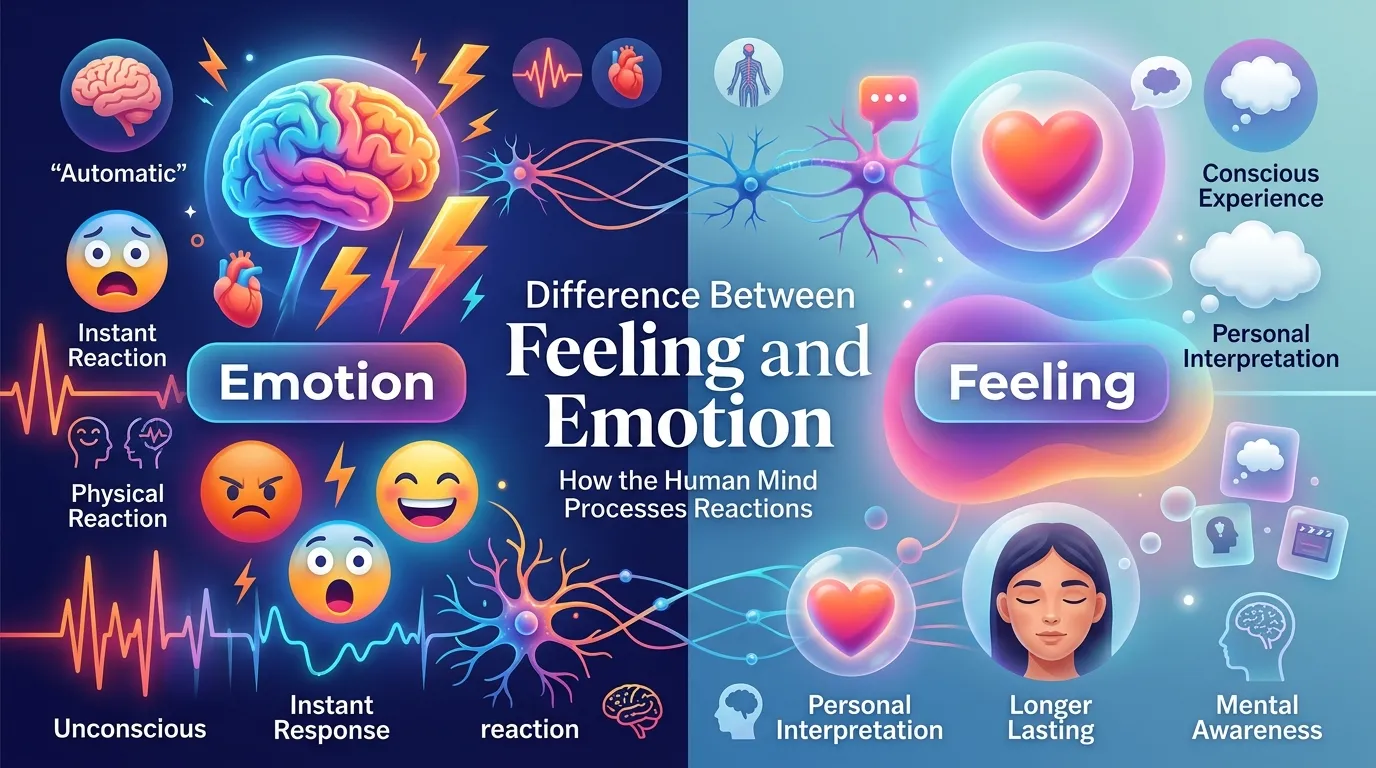 Difference Between Feelings and Emotions
