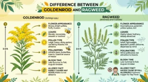 Difference Between Goldenrod and Ragweed