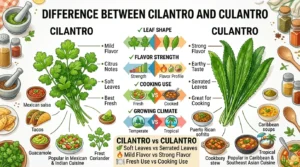 Difference Between Cilantro and Culantro