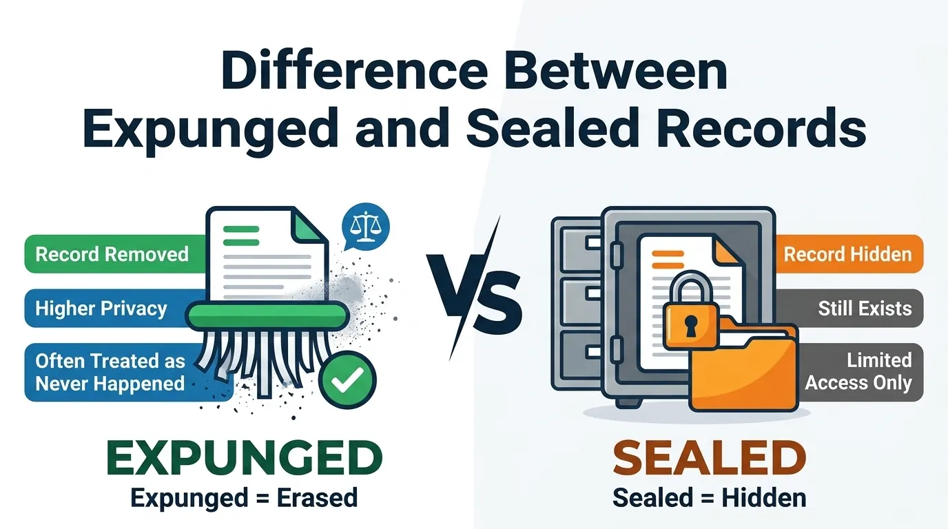 Difference Between Expunged and Sealed