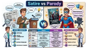 Difference Between Satire and Parody
