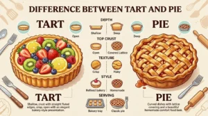 Difference Between Tart and Pie